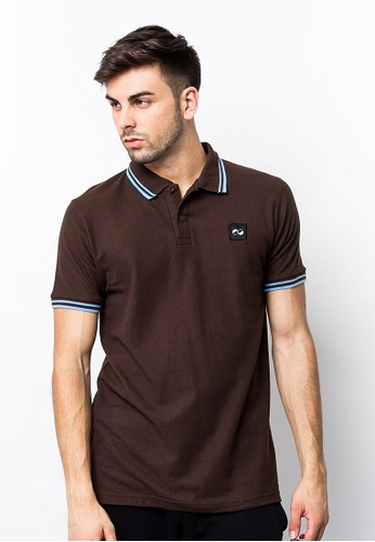 Gyffrous Polo Shirt Browny Line