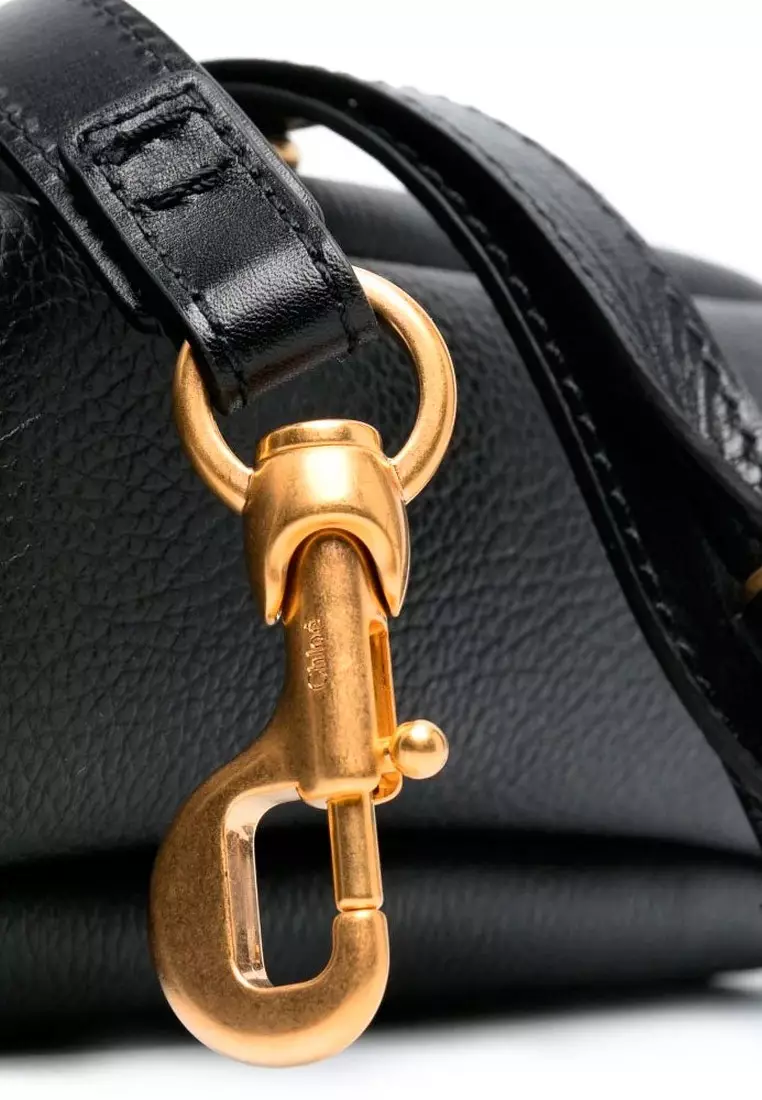 Marcie Small Hobo Bag in Black