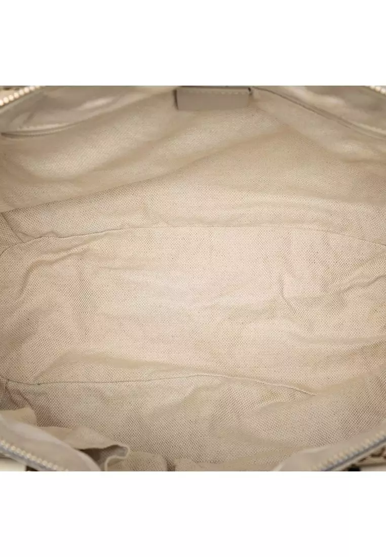 Pre-Loved Gucci Gg Canvas Sukey Satchel