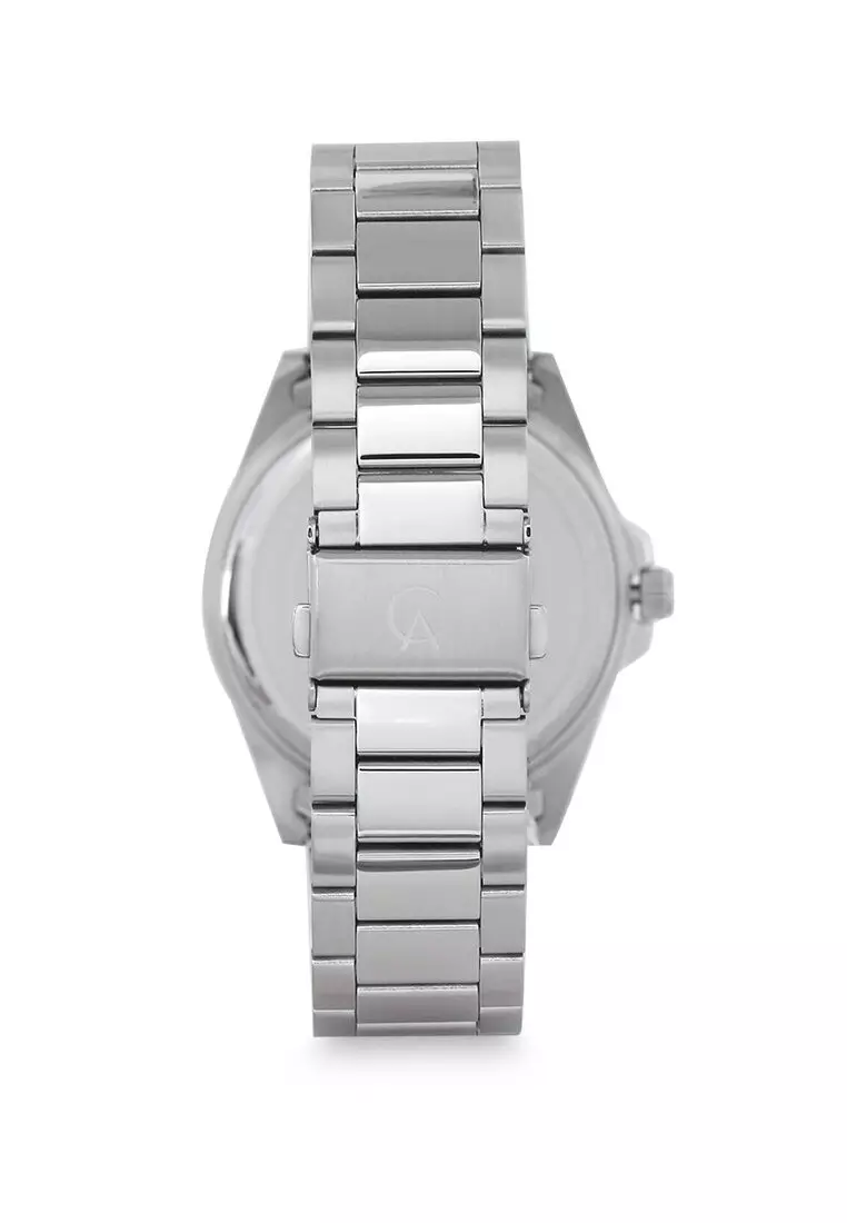 Alexandre Christie Jam Tangan Pria - Silver - Stainless Steel - 8663 MDBSSSL