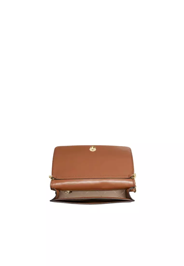 Michael Kors Jet Set Medium Woven Crossbody Bag In Luggage 35R6GTVC8Y