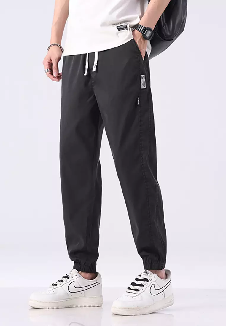 Buy OPCHIC Men s Casual Drawstring Ankle Banded Pants 2024 Online