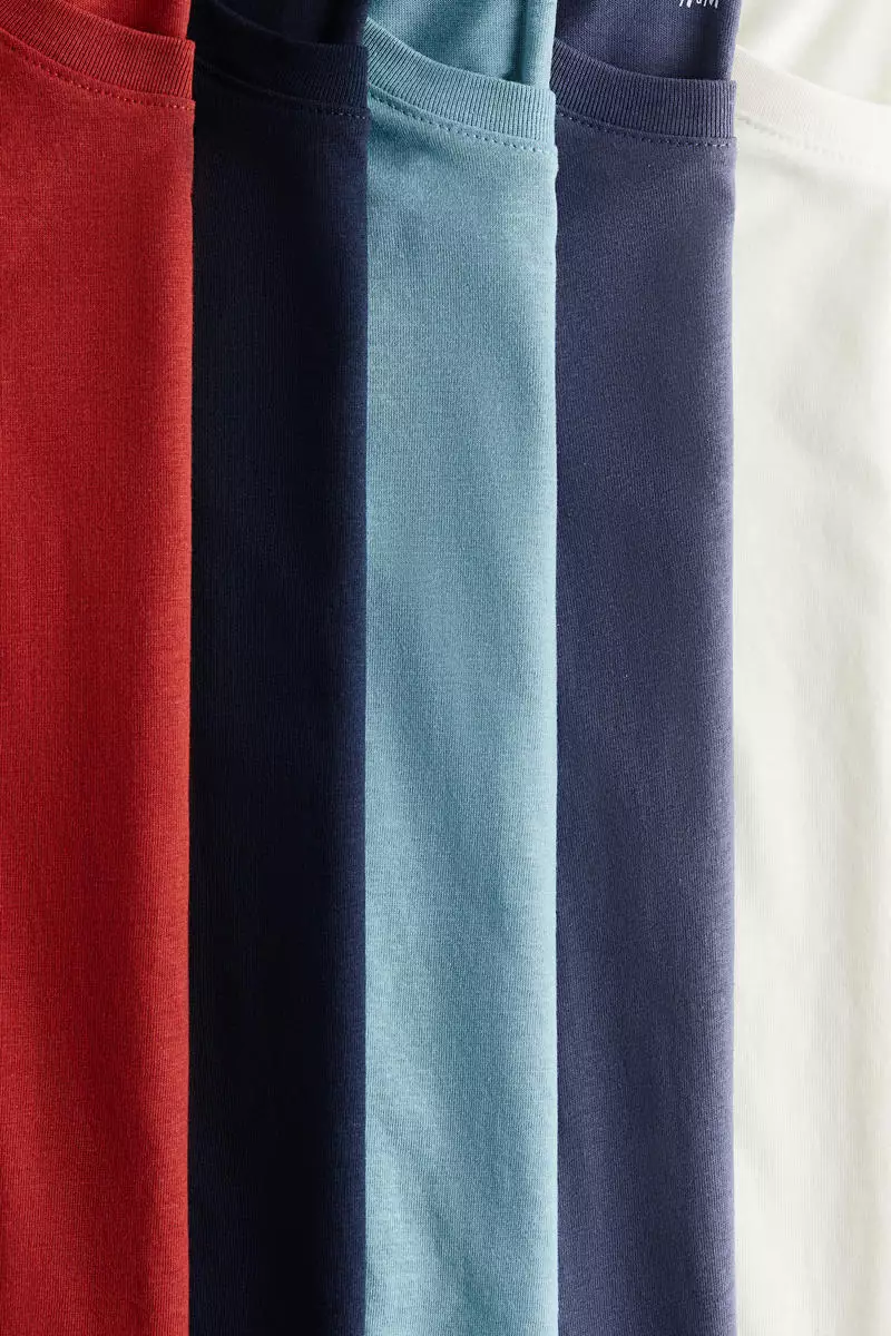 5-pack long-sleeved T-shirts