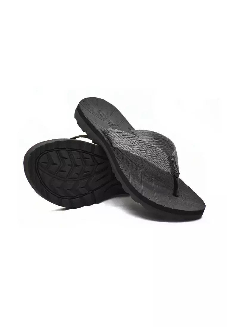 Carvil Sandal Pria Hobart-Me Grey