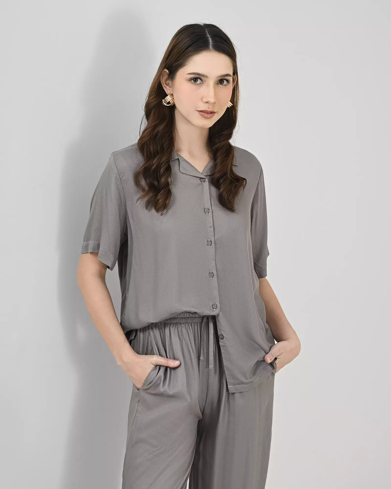 Geulis.id ONIKA PAJAMAS - Taupe