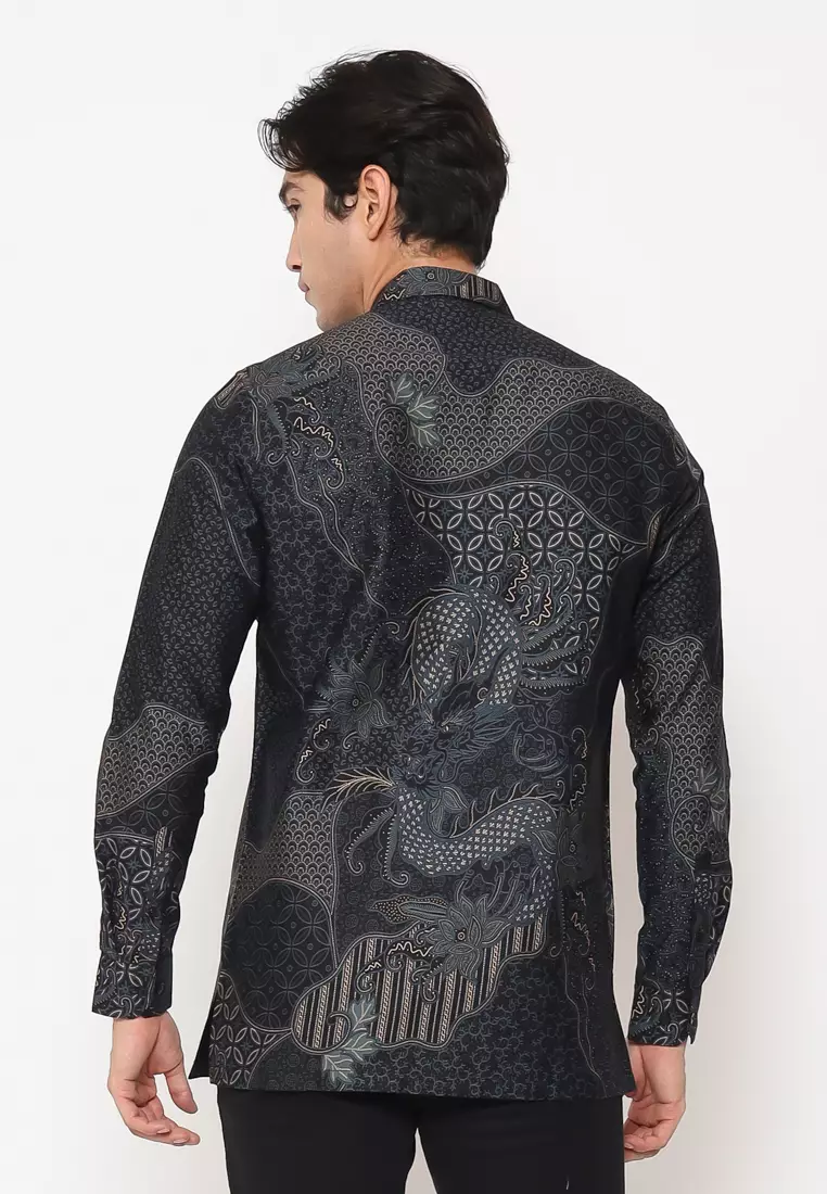 MAGINOT BATIK FURING EXCLUSIVE ANANTA Batik FURING EXCLUSIVE Pria Slim Fit Lengan Panjang