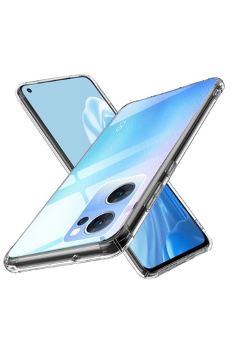MobileHub n/a Oppo Reno7 5G / Reno 7 5G Silicone Shockproof Case German Import (Clear) D4A7DES02DDBE3GS_1