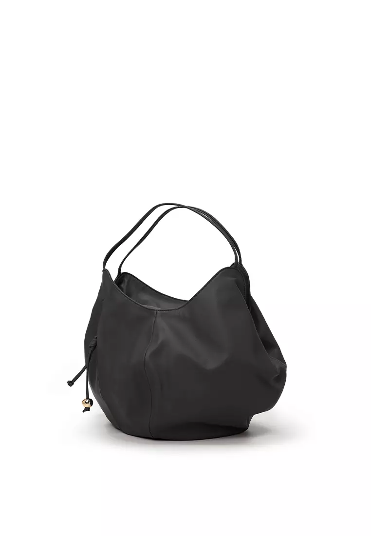 Balloon Hobo Bag - Black