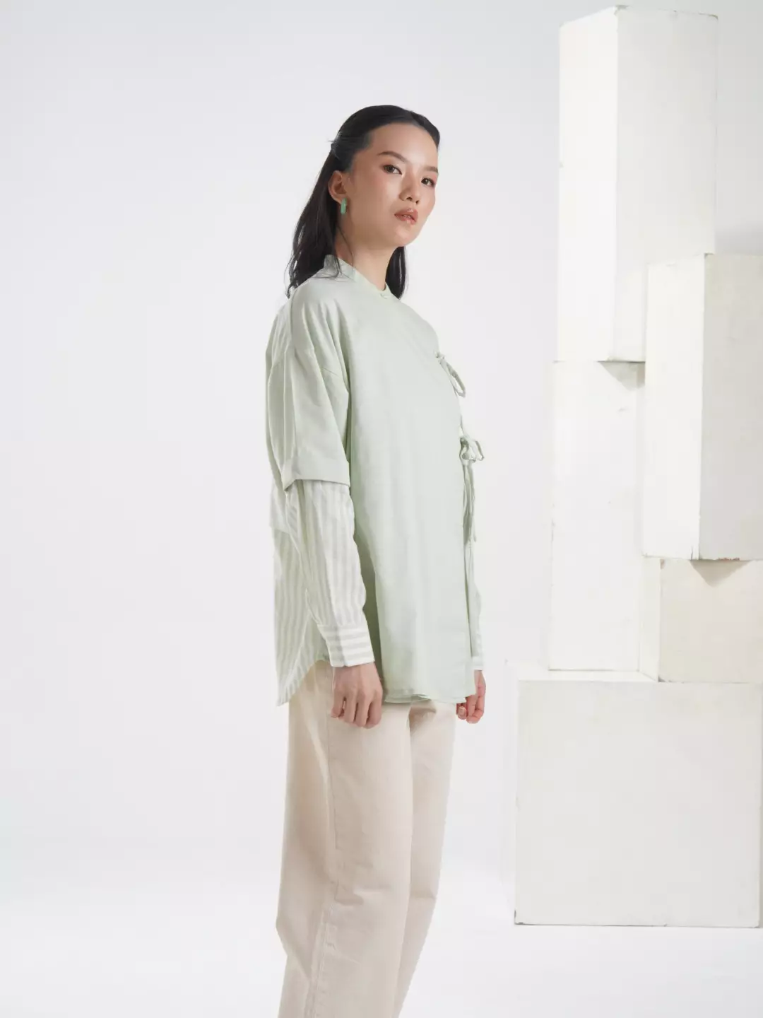Aleza - Saba Shirt Pale Green