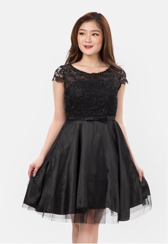 The Pink Label black Little Black Dress D4FA7AA80DC956GS_1