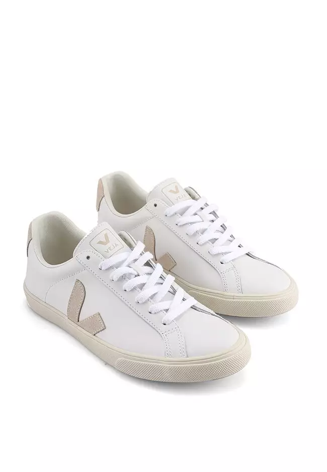 Esplar-Logo Leather Sneakers