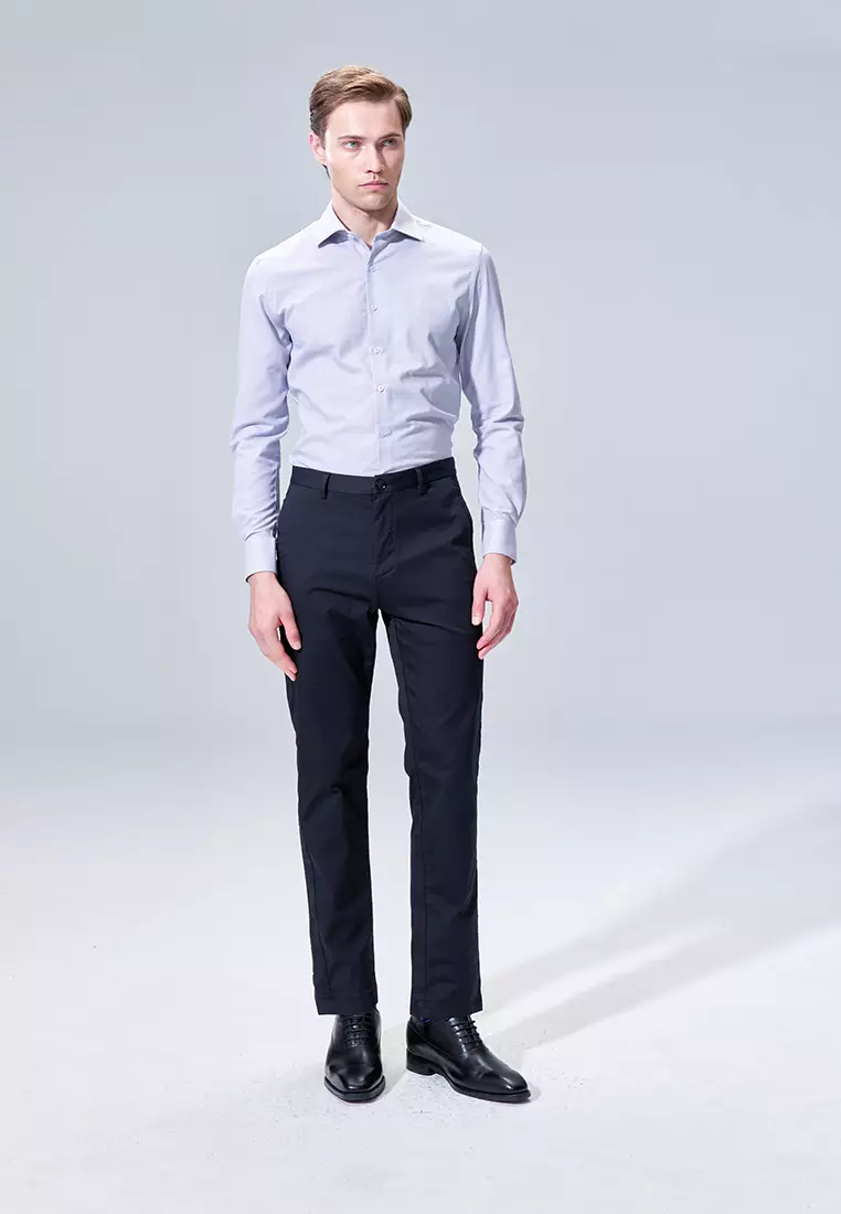 Light Brown Dots Slim Fit Shirt