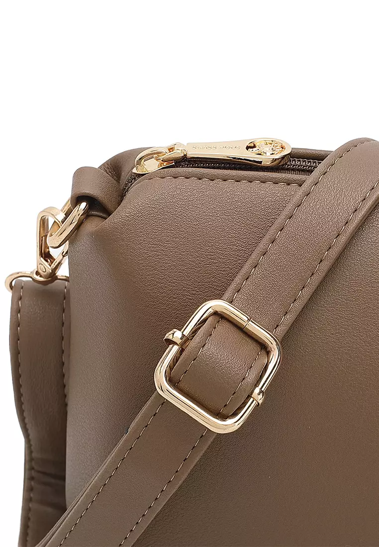 Women's Sling Bag / Crossbody Bag (Tas Selempang Wanita) - Cokelat