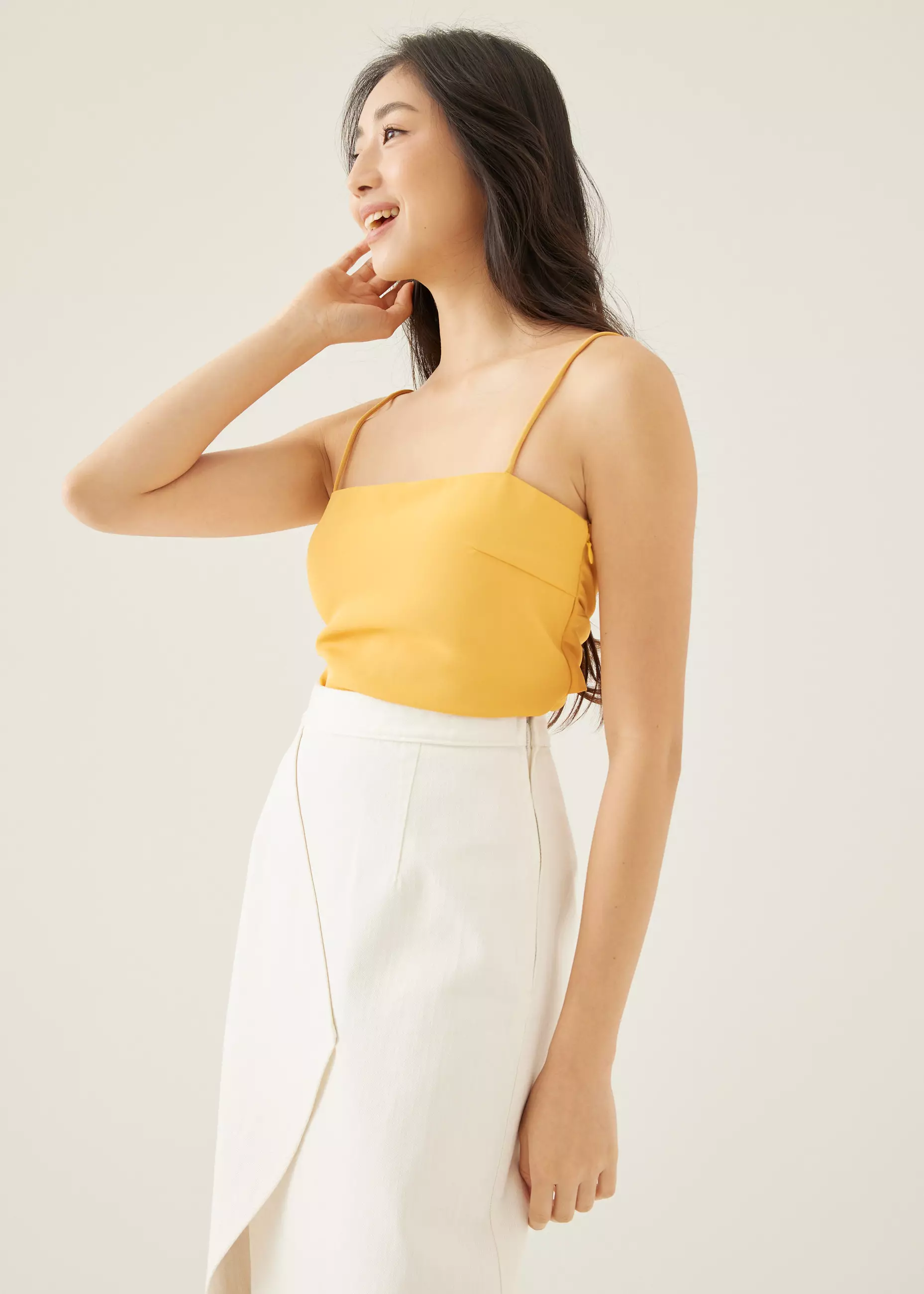 Atasan Wanita - Hermione Padded Knot Back Top