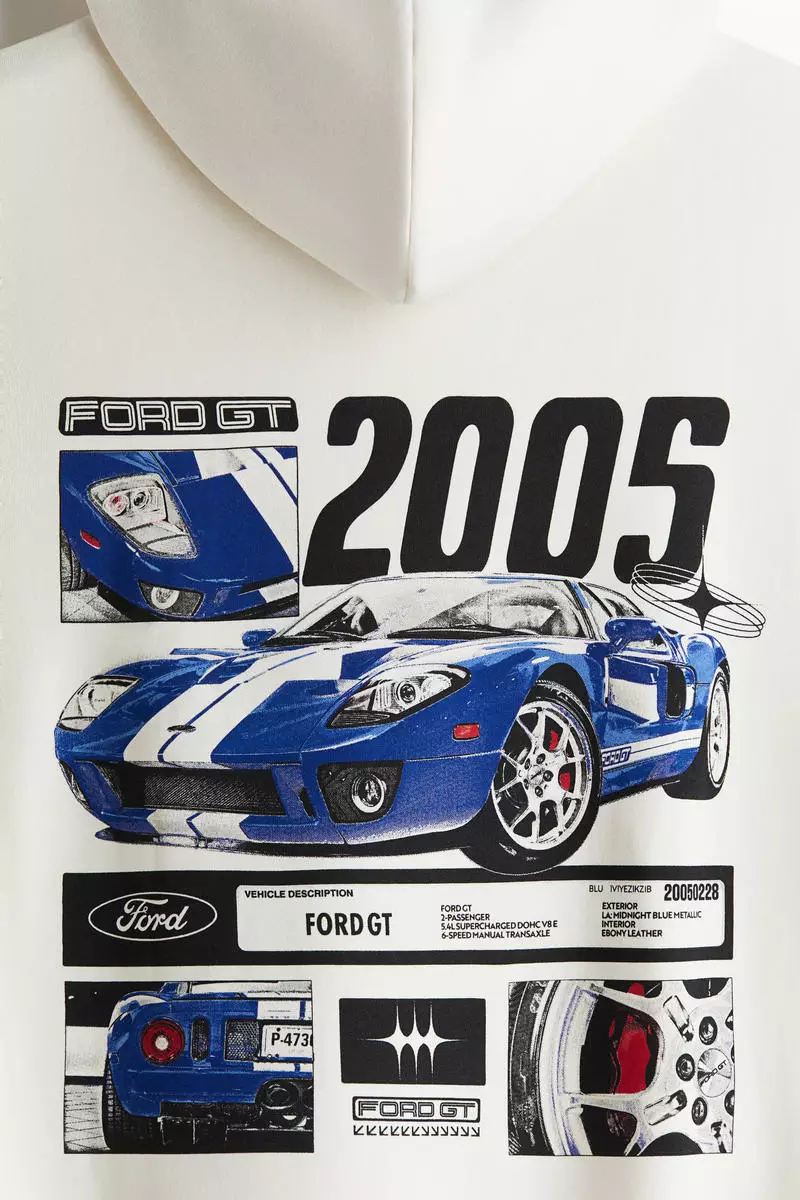 Loose Fit Printed hoodie