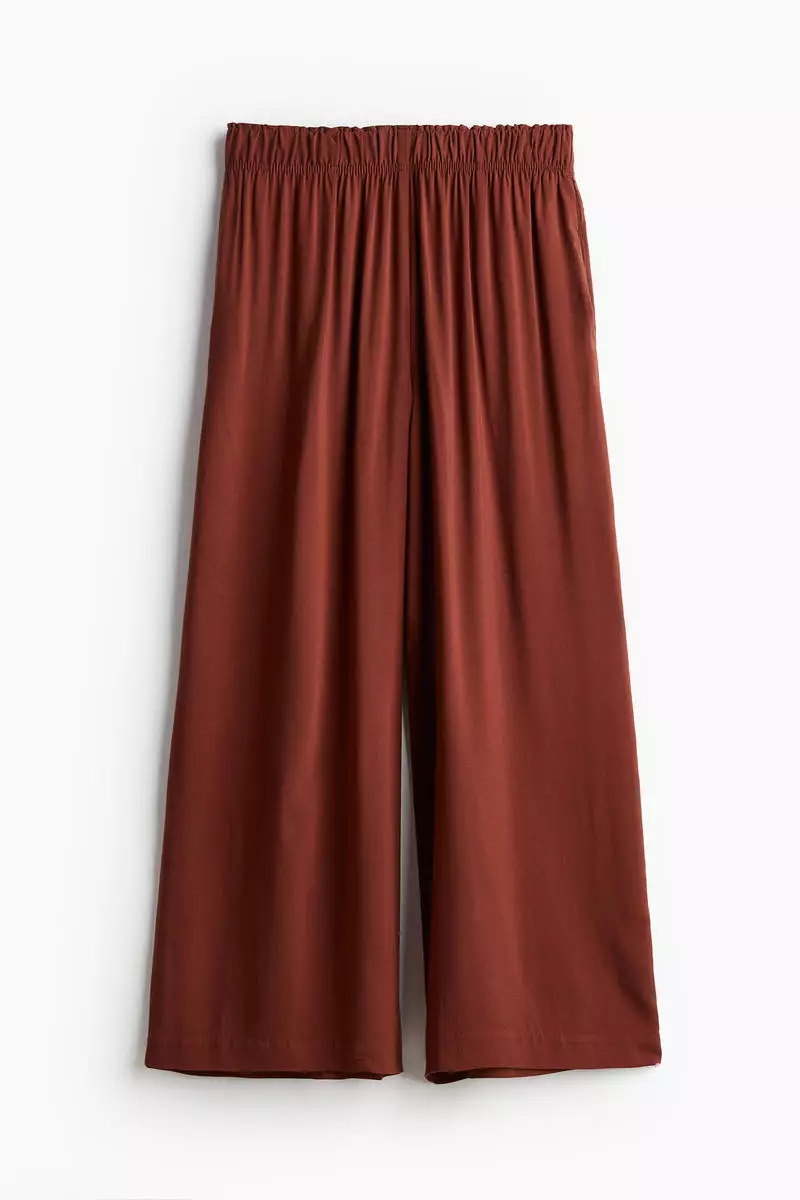 Buy H&M Cropped pull-on trousers Online | ZALORA Malaysia