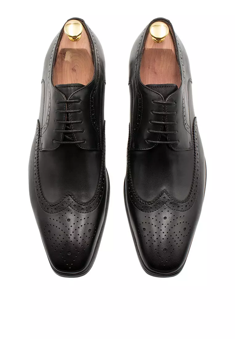 Buy Arden Teal Caseros Wingtip Black Derby Online | ZALORA Malaysia