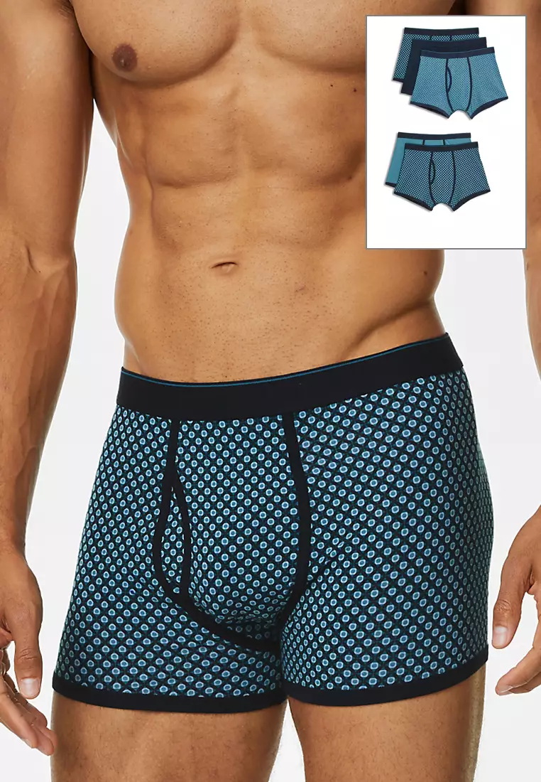 Jual Marks & Spencer 5pk Cotton Rich Cool & Fresh™ Trunks Original 2025 ...