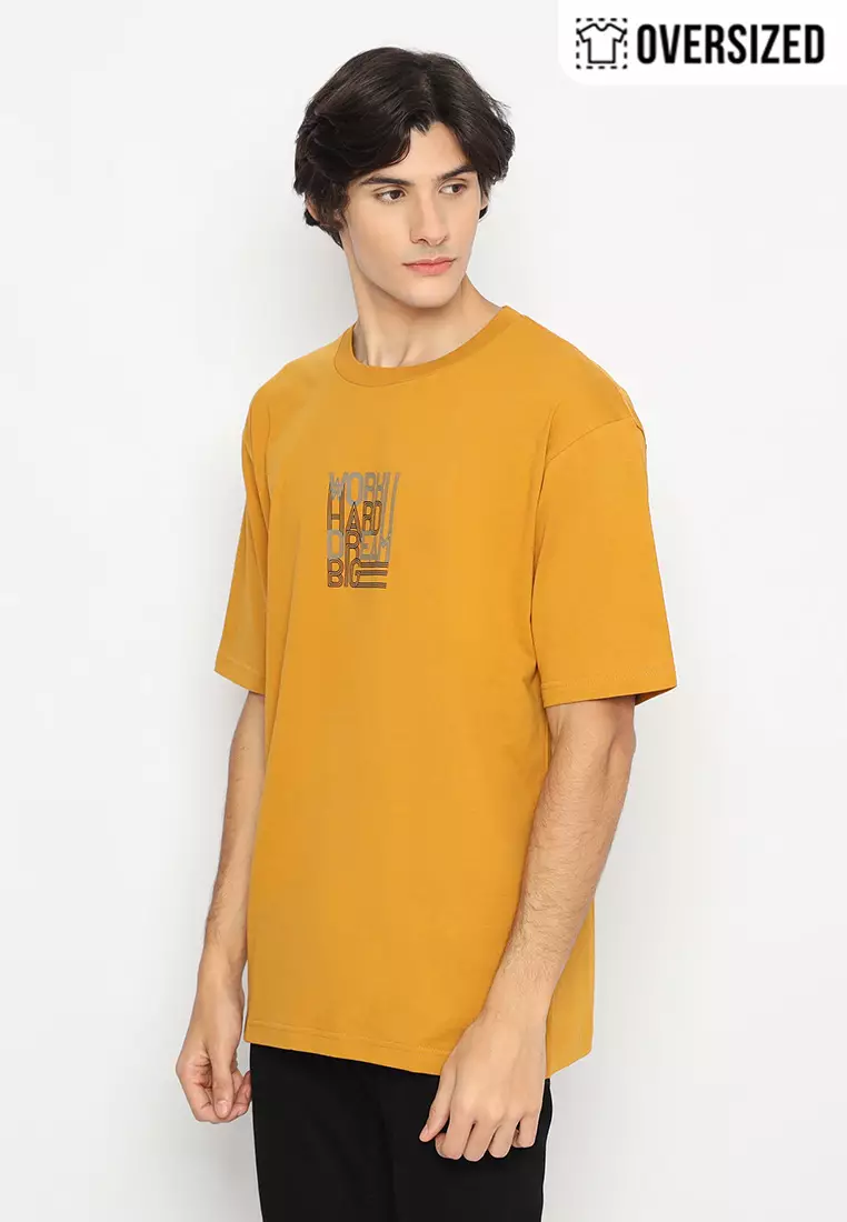 RBJ T-Shirt Cotton Combed Oversized Pria 2079250131