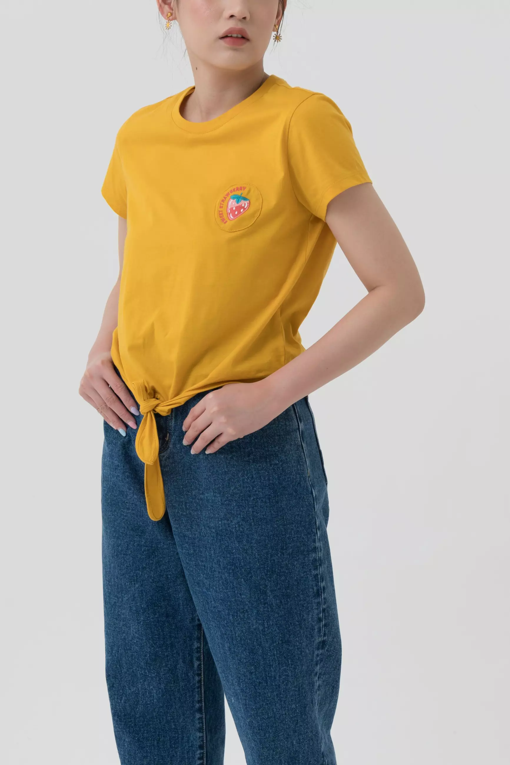 Kaos Wanita Starleen Mustard