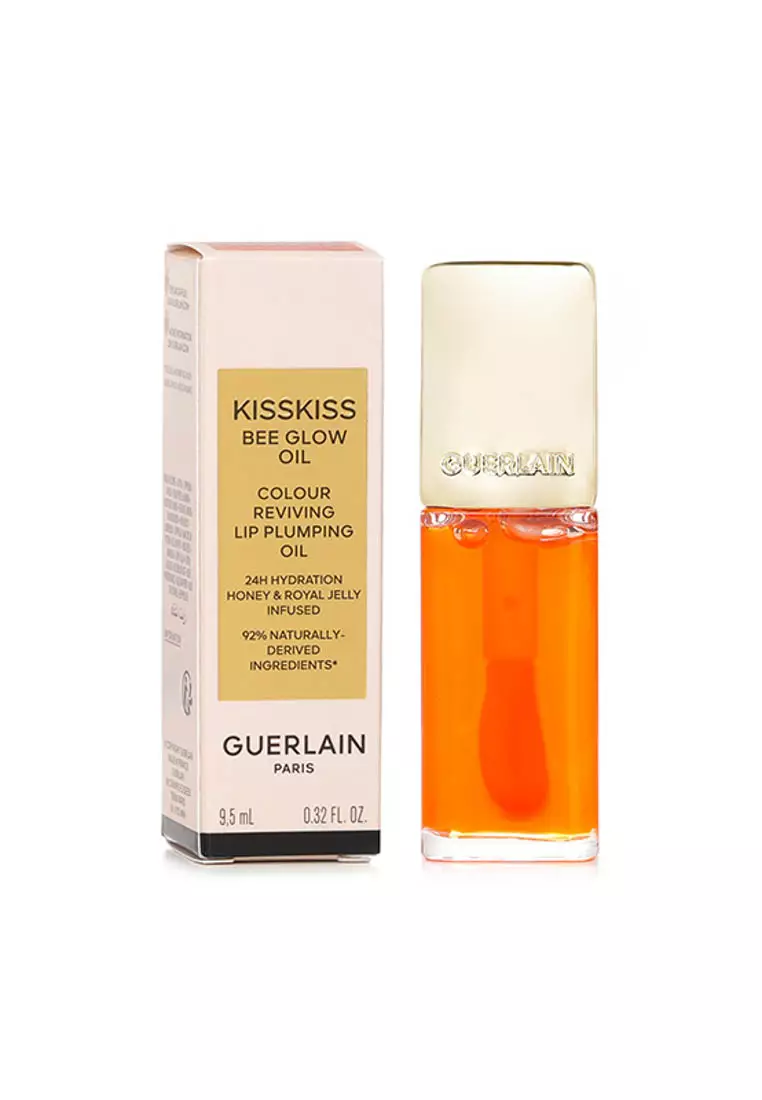 GUERLAIN - KissKiss Bee Glow Oil Colour Reviving Lip Plumping Oil - # 319 Peach Glow 9.5ml/0.32oz