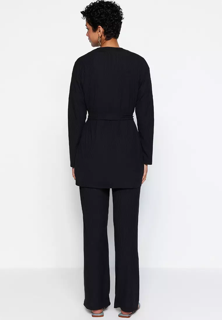 MODEST Rib Tunic & Pants Suit