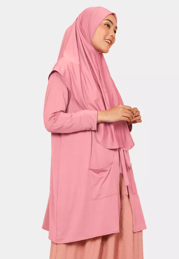 Zelena - Ralisha Outer Hijab | Cardigan Wanita - Pink