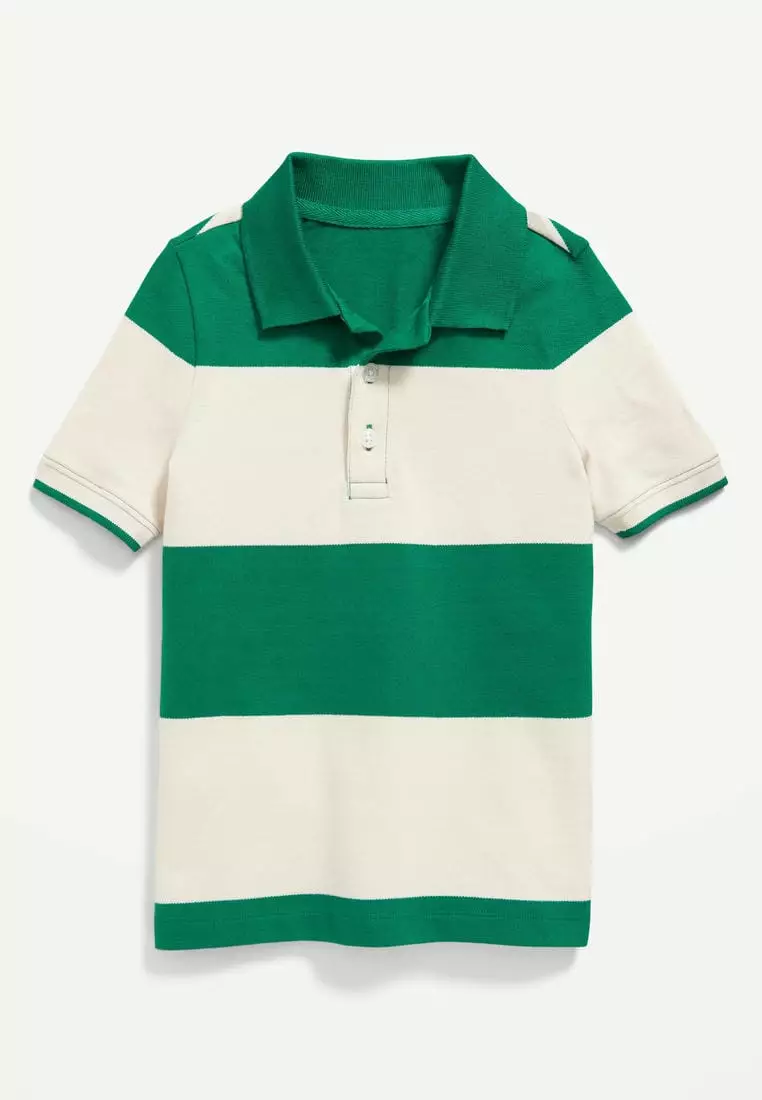 Pique Polo Old Navy Green Polo Shirts Old Navy Uniform Short