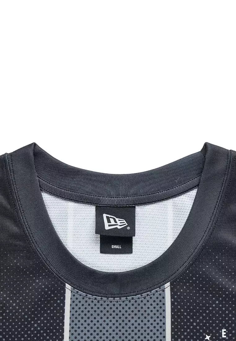 NE Wordmark City Sport Black Basketball Jersey