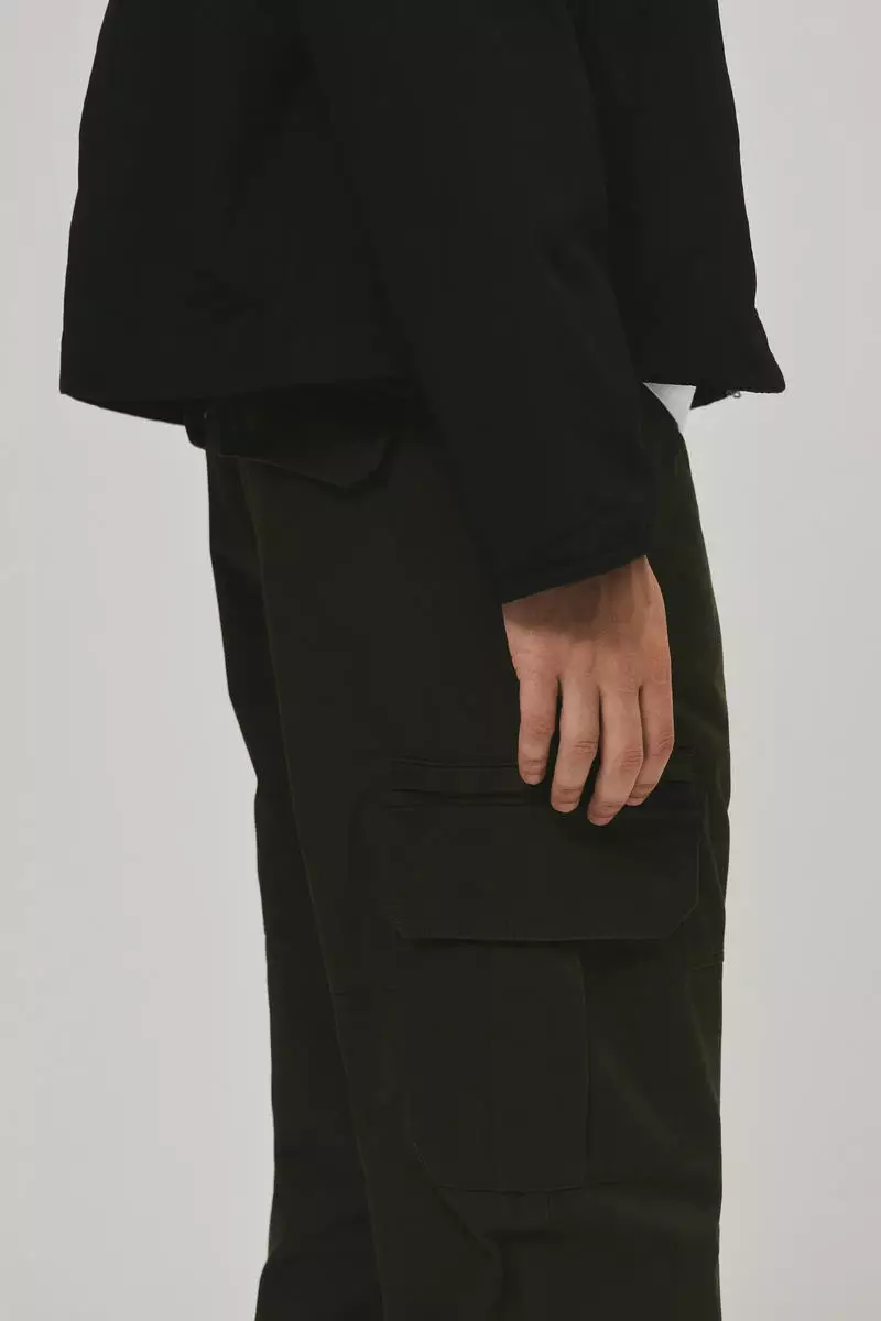 Regular Fit twill cargo trousers