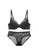 W.Excellence black Premium Black Lace Lingerie Set (Bra and Underwear) E04BDUS62B5437GS_1