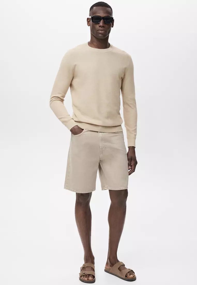 Microstructured Knitted Sweater