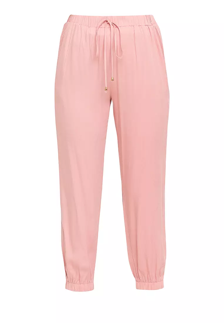 Chie Elastic Waist Relaxed Pants