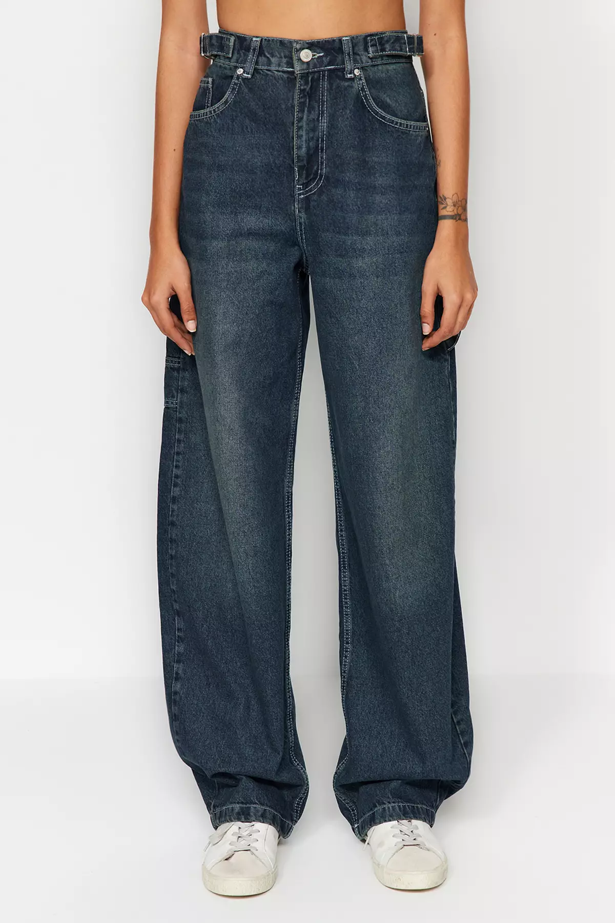 High Waist Loose Jeans