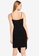 MISSGUIDED black Slinky Strappy Wrap Cami Mini Dress 23095AA3CEDE5CGS_2