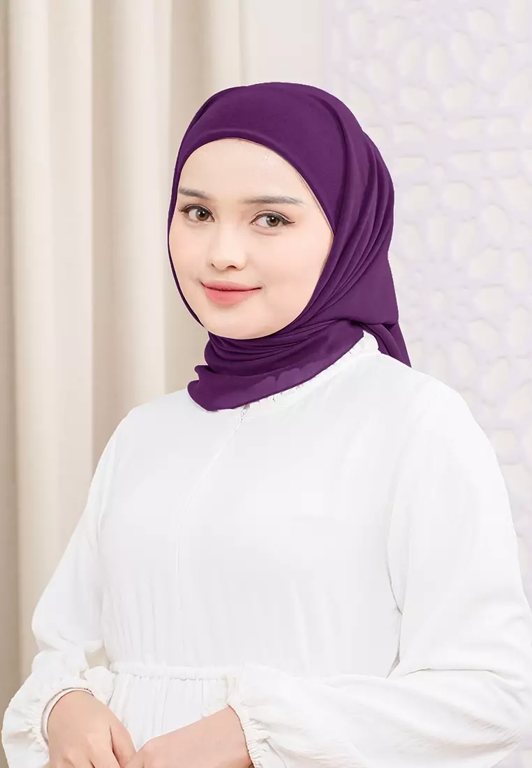 HIJAB INSTAN ALINE - DARK PURPLE
