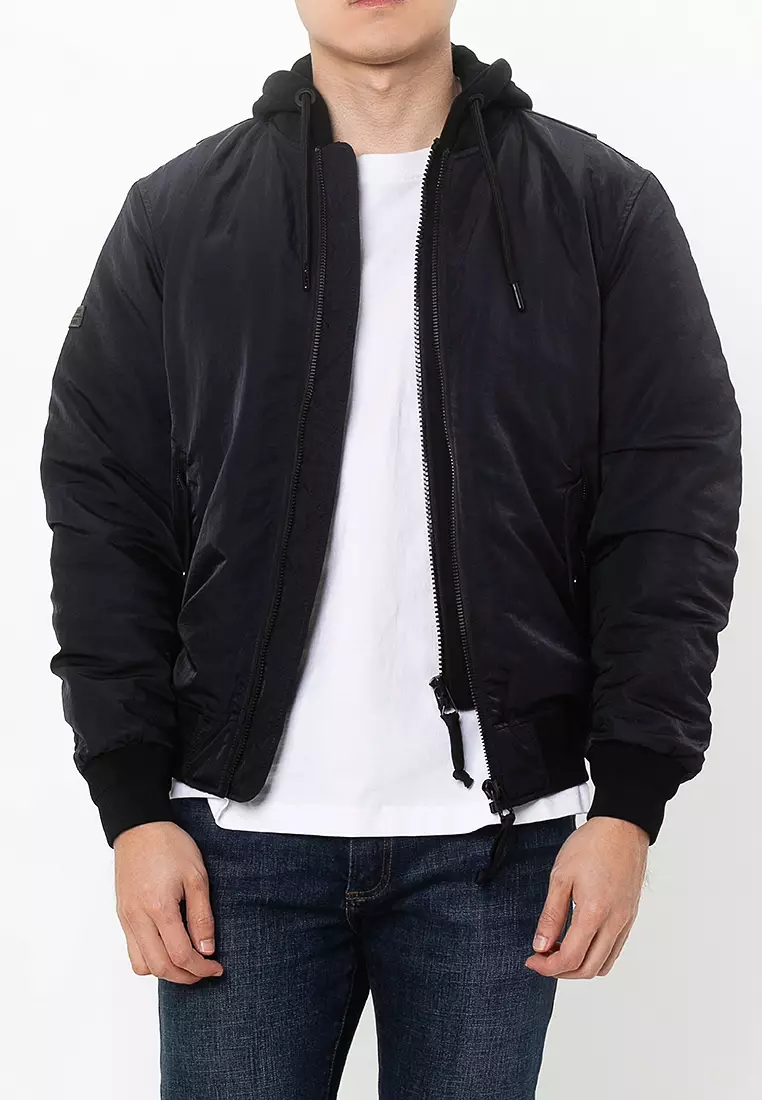 Jual Superdry Military Hooded MA1 Jacket Original 2025 ZALORA