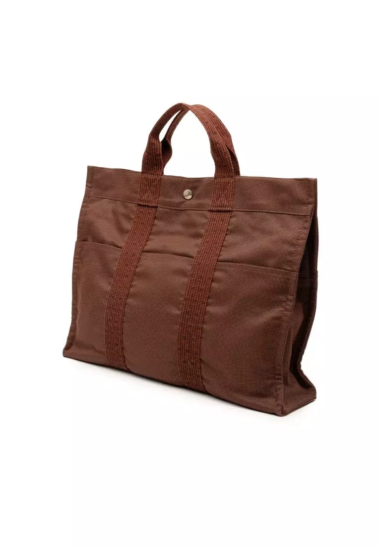 Pre-Loved Hermès Canvas Herline Gm