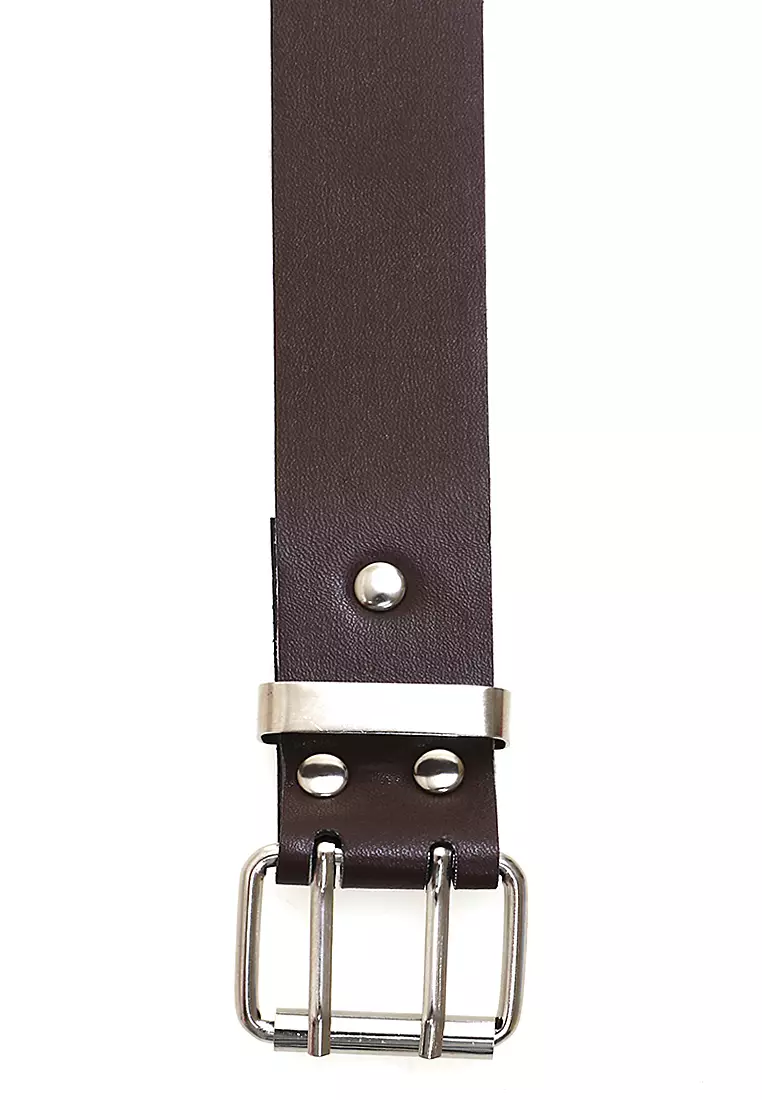 Fern Ikat Pinggang Wanita Casual Stylish Design Elegan Comfortable Material Leather ORIGINAL - Brown