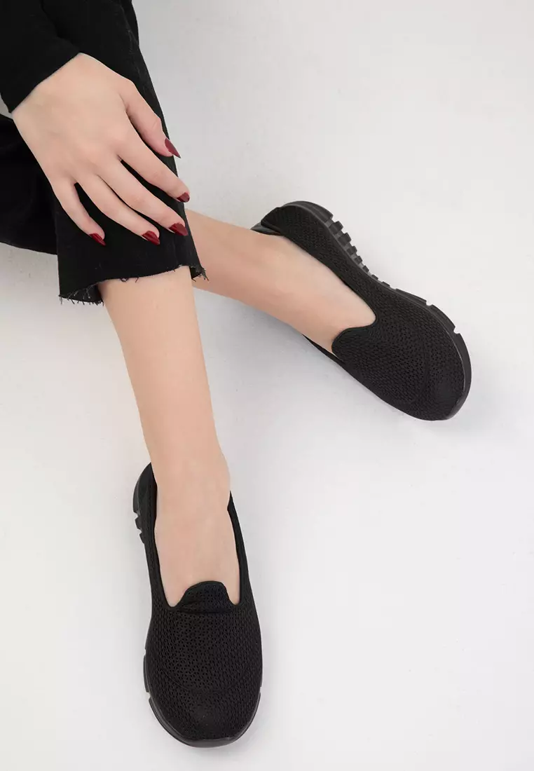 Black-Black Women's Sneakers 18113