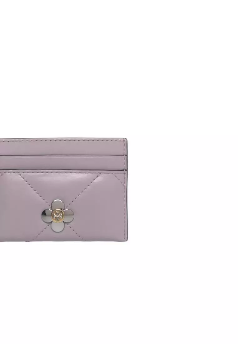 Kira Diamond Quilt Clover Card Holder