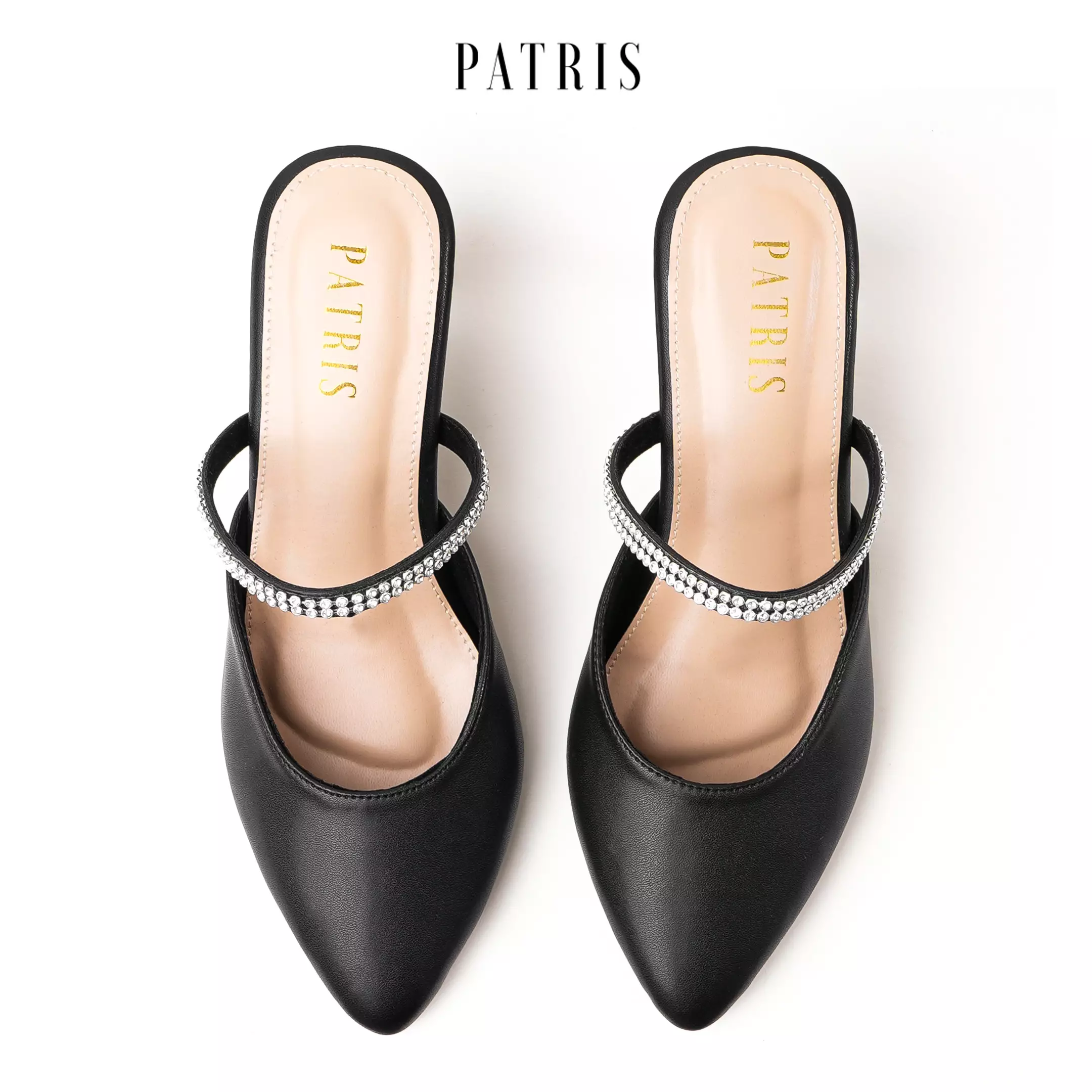 PATRIS Charlene Mules Wanita Heels / Hak 7 Cm