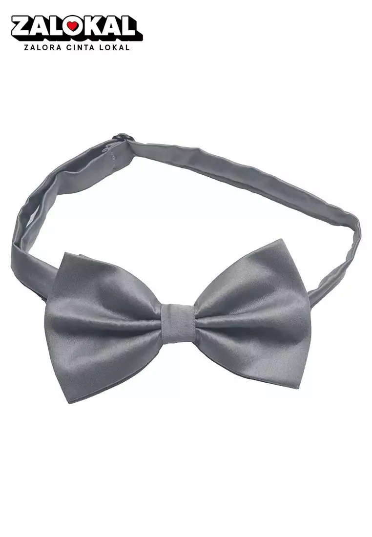 Dasi Kupu Bowtie Abu Abu A06
