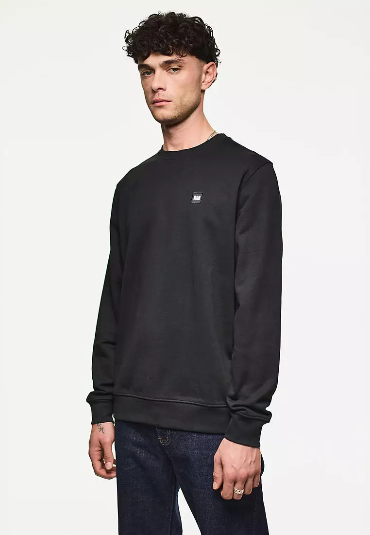 MENS BLACK FERRER BADGE SWEATSHIRT