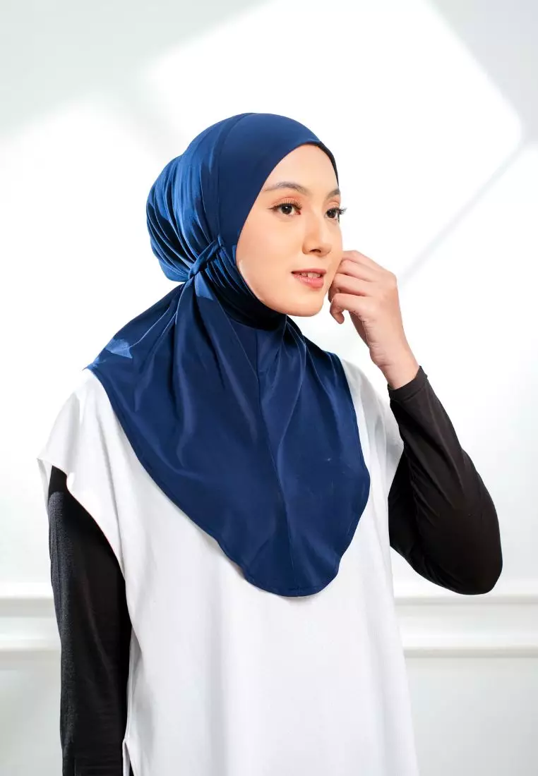 Maisa Hijab Sporty Tali Navy