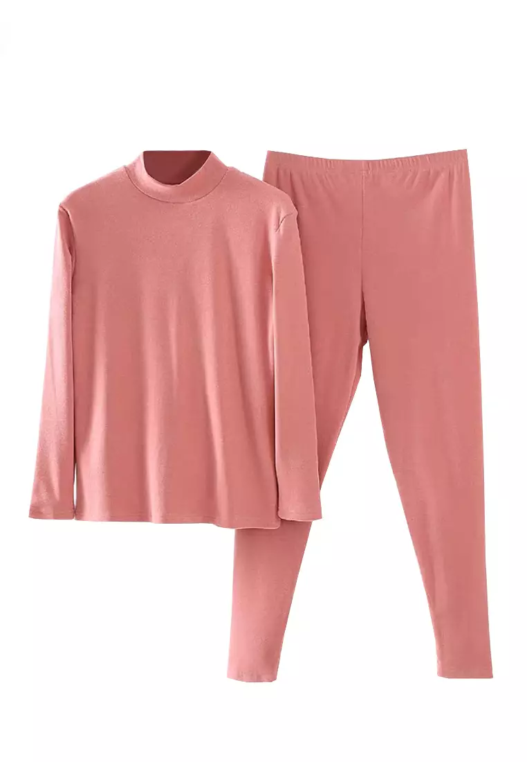 Women 100% Mulberry Silk Thermal Underwear/leggings, 4 Colors/ Long Sleeve  Shirt/high Waist Leggings/ Lounge Wear/workout Outfits -  Singapore
