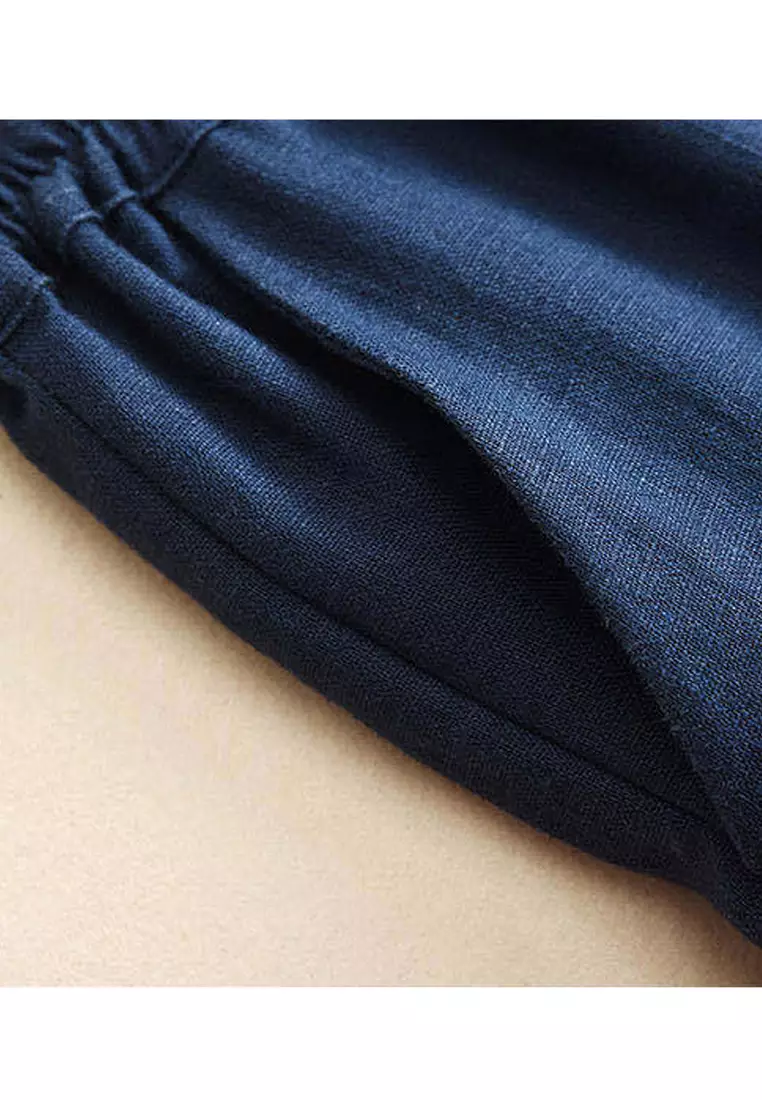 Big Size Cotton-flax Casual Pants RZ9020