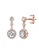 Her Jewellery gold Dangling Kreis Earrings (Rose Gold) - Made with premium grade crystals from Austria 64544AC93106B7GS_1