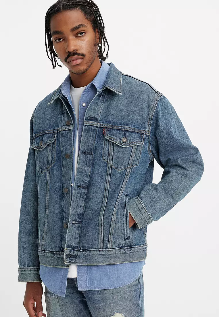 Buy Levi s Levi s Men s Relaxed Fit Trucker Jacket A5782 0001