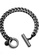 Crudo Leather Craft black The Love of Brooklyn Curb Chain Bracelet - Midnight Black (Standard) DAA4BACB3D60F7GS_2